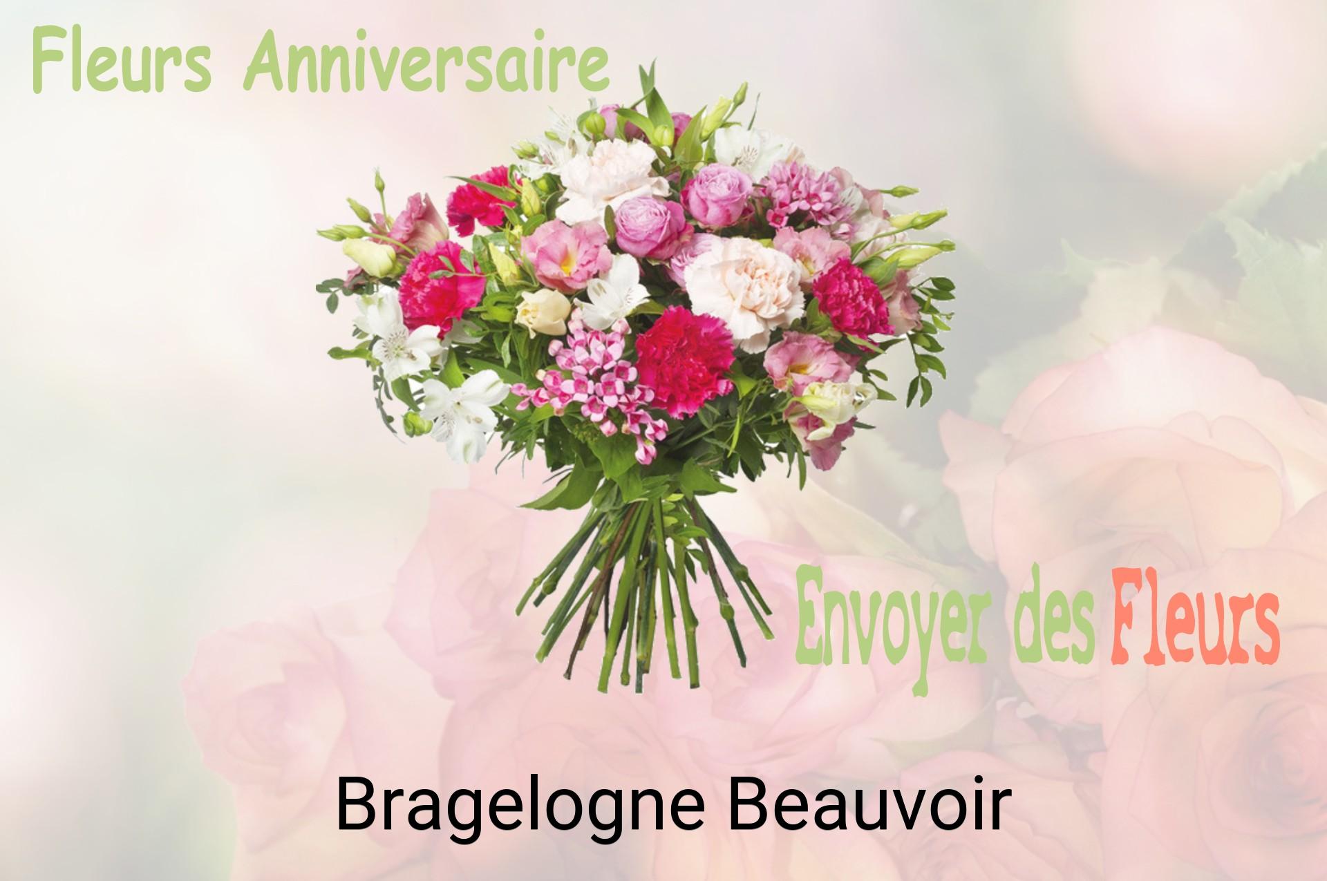 Bouquet de fleurs d’anniversaire livré à Bragelogne-Beauvoir