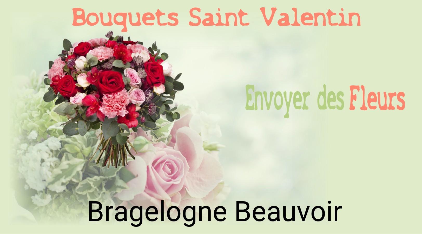 Roses de Saint-Valentin livrées à Bragelogne-Beauvoir